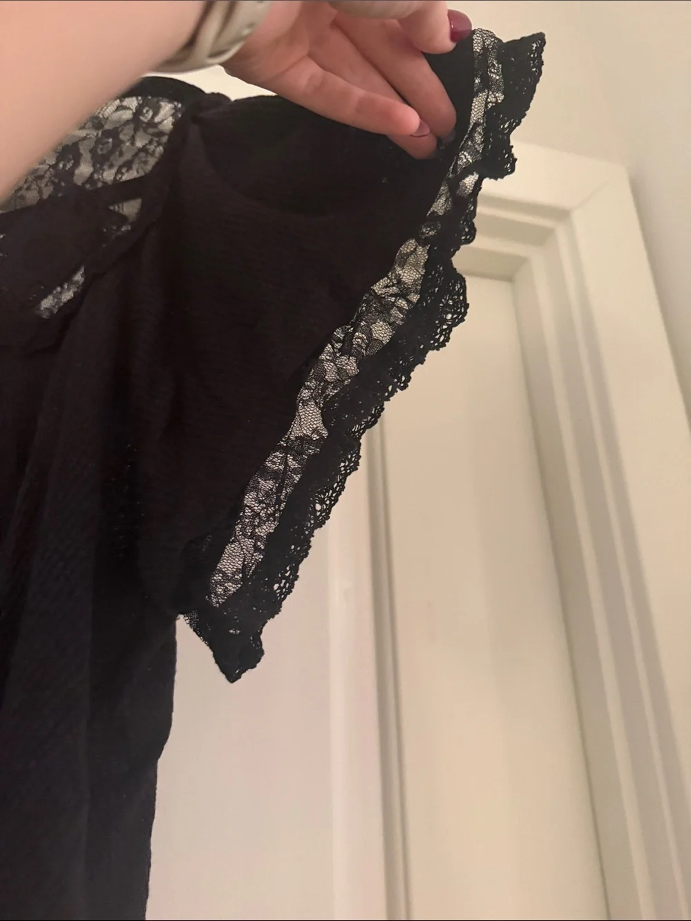 Free People Cape May Lace Top size S